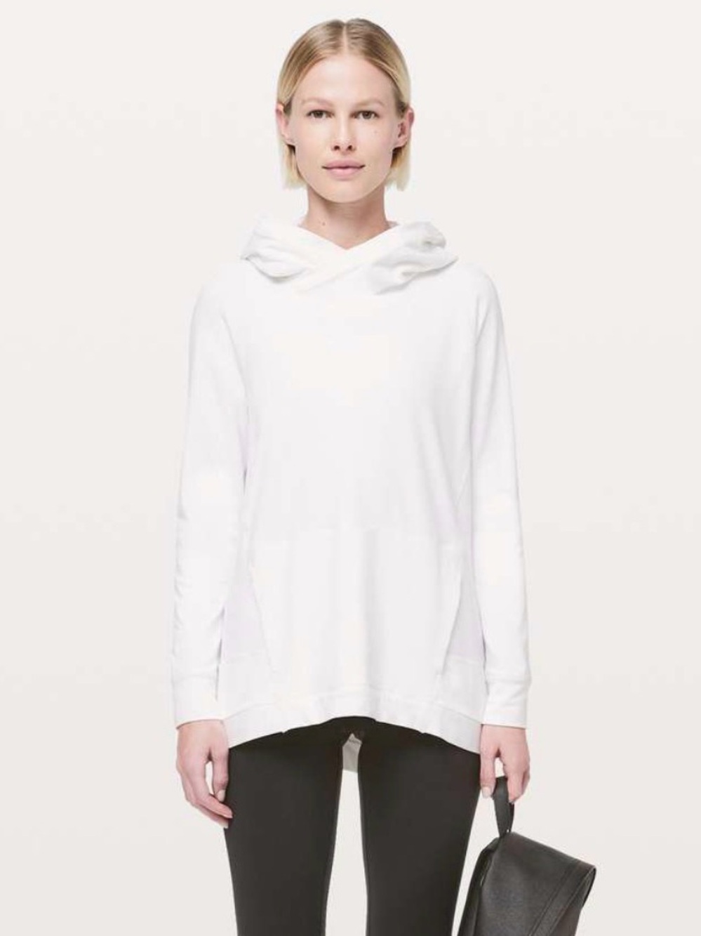 lululemon athletica “STARTING PLACE” White Lightweight Hooded Pullover